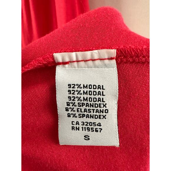 Rachel Pally Selena Maxi Dress Wildberry Coral Pink Stretchy Modal NEW Small - Picture 6 of 7